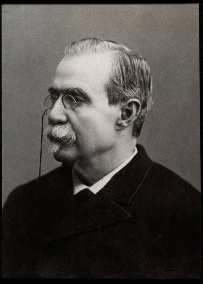 Portrait of Antonio Canovas del Castillo, Spanish politician and historian by French Photographer